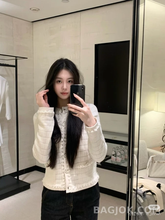 샤넬 샤넬 아이스 큐브 퀼팅 가디건 상세 이미지