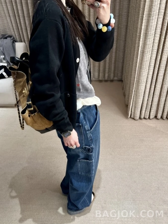 샤넬 샤넬 클래식 버튼 포켓 가디건 상세 이미지