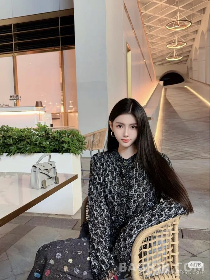 샤넬 샤넬 마름모 패턴 술 가디건 상세 이미지