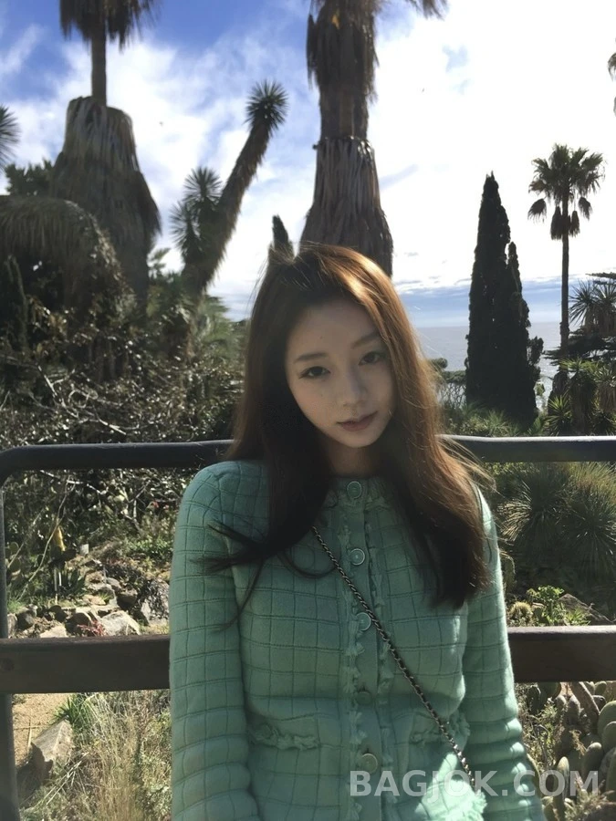 샤넬 샤넬 격자무늬 프린지 가디건 상세 이미지