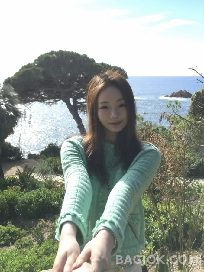 샤넬 샤넬 격자무늬 프린지 가디건 상세 이미지