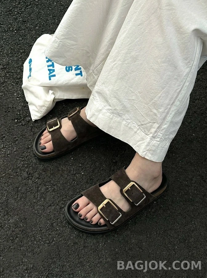 더로우 더로우 더블 버클 샌들 상세 이미지