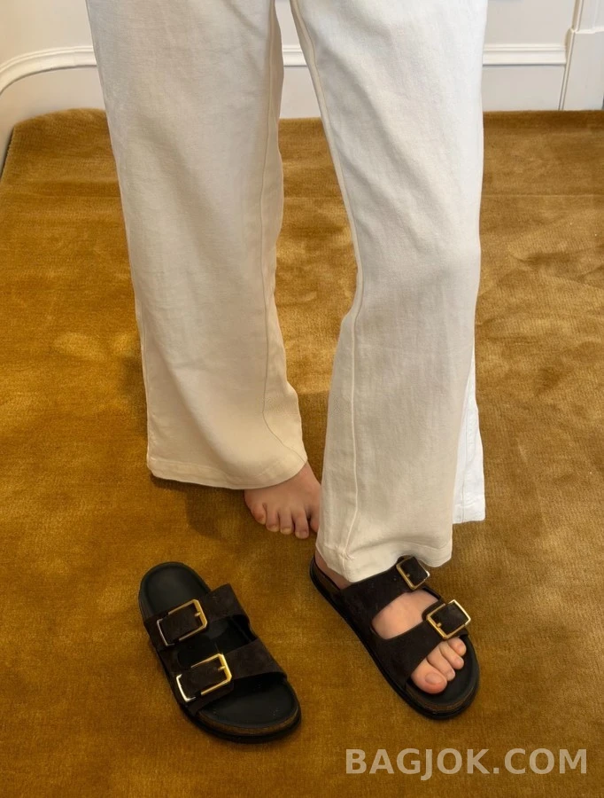 더로우 더로우 더블 버클 샌들 상세 이미지