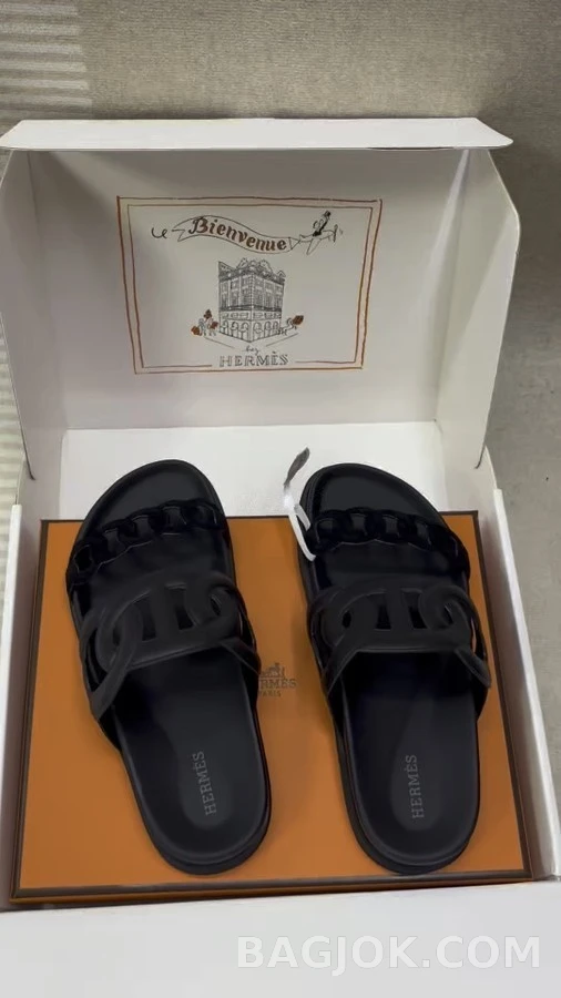 에르메스 에르메스 H 로고 체인 슬라이드 상세 이미지