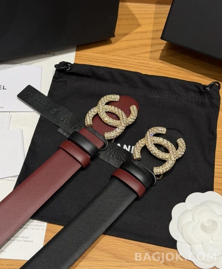 샤넬 샤넬 로고 리버시블 벨트 상세 이미지