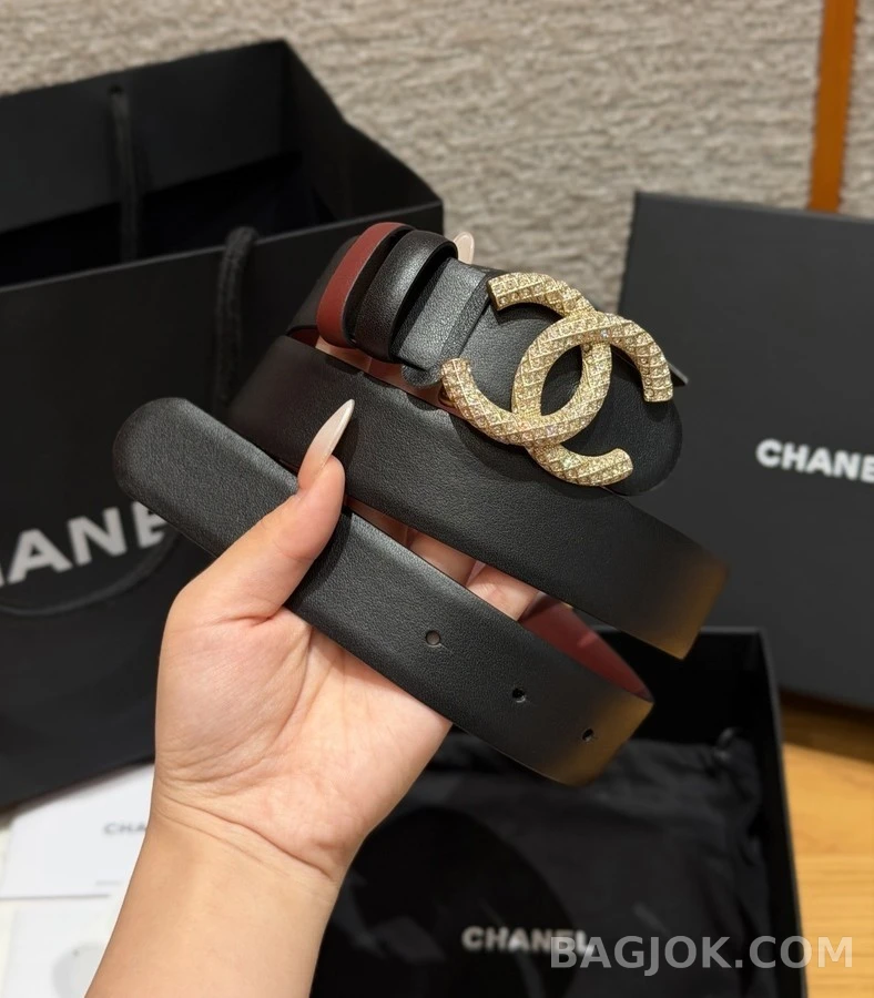 샤넬 샤넬 로고 리버시블 벨트 상세 이미지