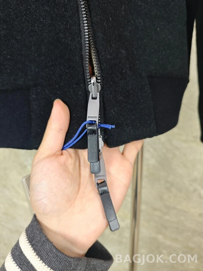 버버리 버버리 체크 실크 리버서블 후드 자켓 상세 이미지