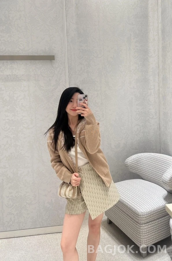 디올 디올 오블리크 자카드 후드 집업 상세 이미지