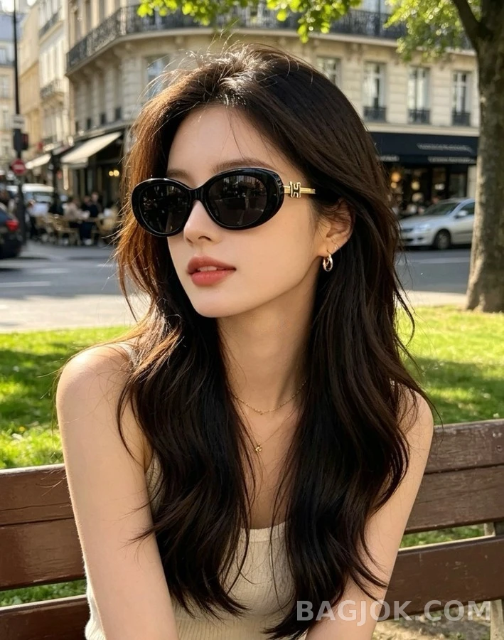 에르메스 에르메스 오벌 프레임 선글라스 상세 이미지