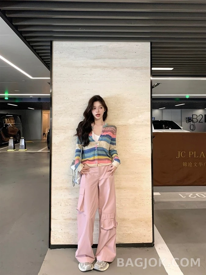 비비안 웨스트우드 비비안 웨스트우드 컬러 스트라이프 가디건 상세 이미지