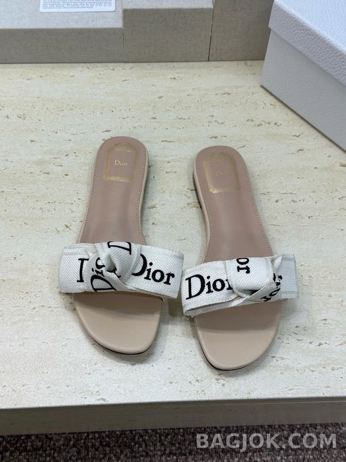 디올 디올 J'A 텍스타일 리본 플랫 샌들 상세 이미지