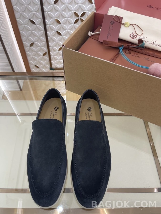 로로피아나 로로피아나 스웨이드 크록 엠보 로퍼 상세 이미지