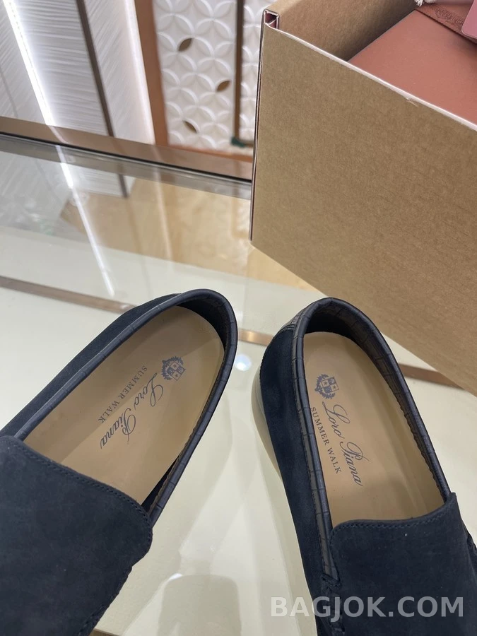 로로피아나 로로피아나 스웨이드 크록 엠보 로퍼 상세 이미지