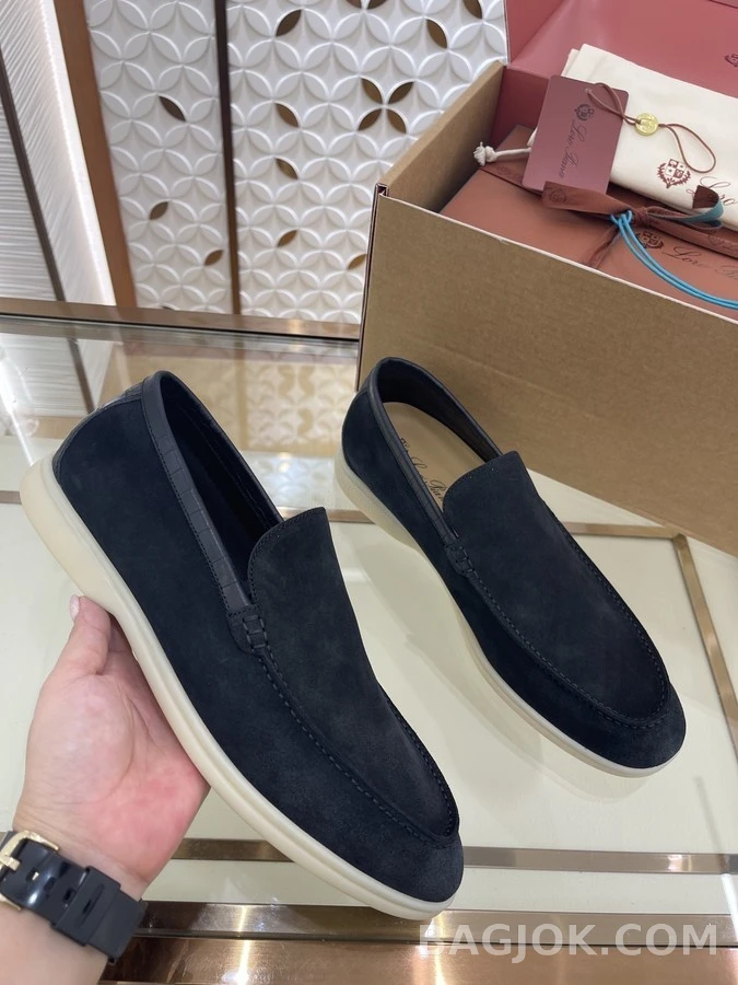 로로피아나 로로피아나 스웨이드 크록 엠보 로퍼 상세 이미지