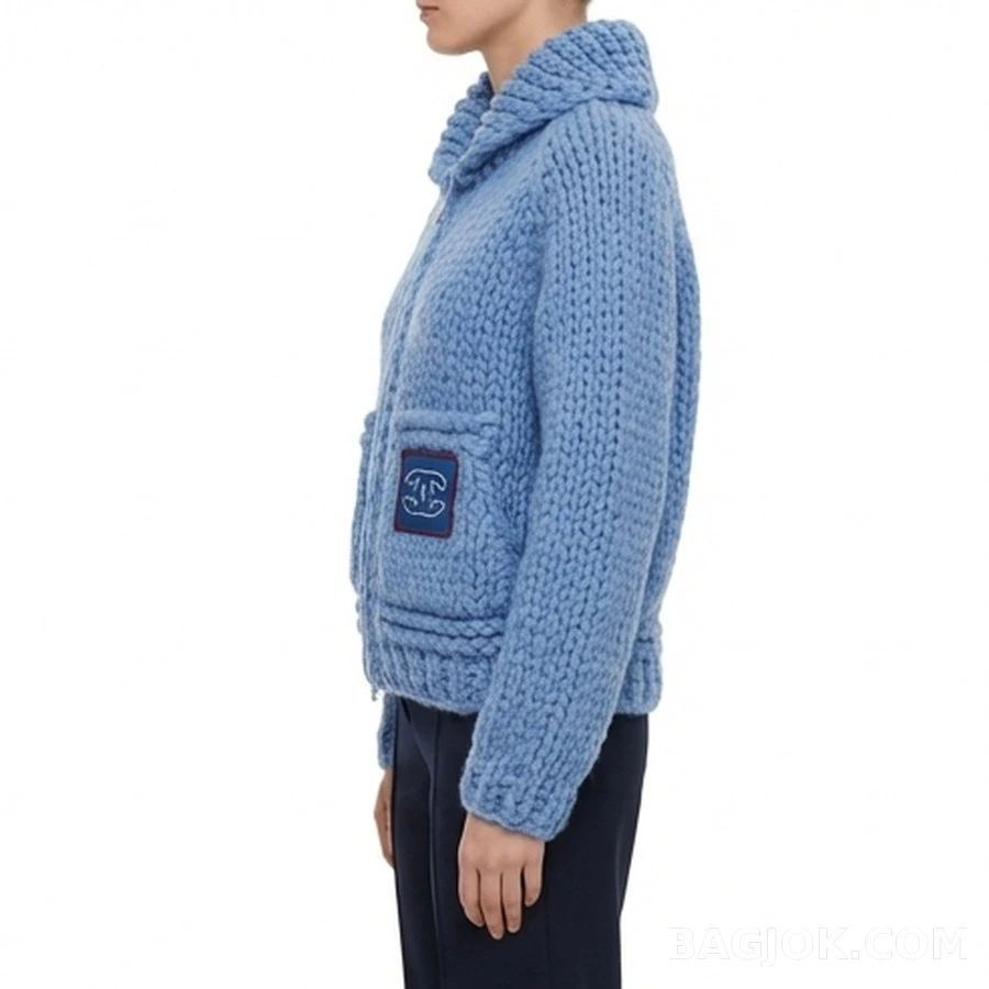 샤넬 샤넬 신상 투웨이 지퍼 카라 가디건 상세 이미지
