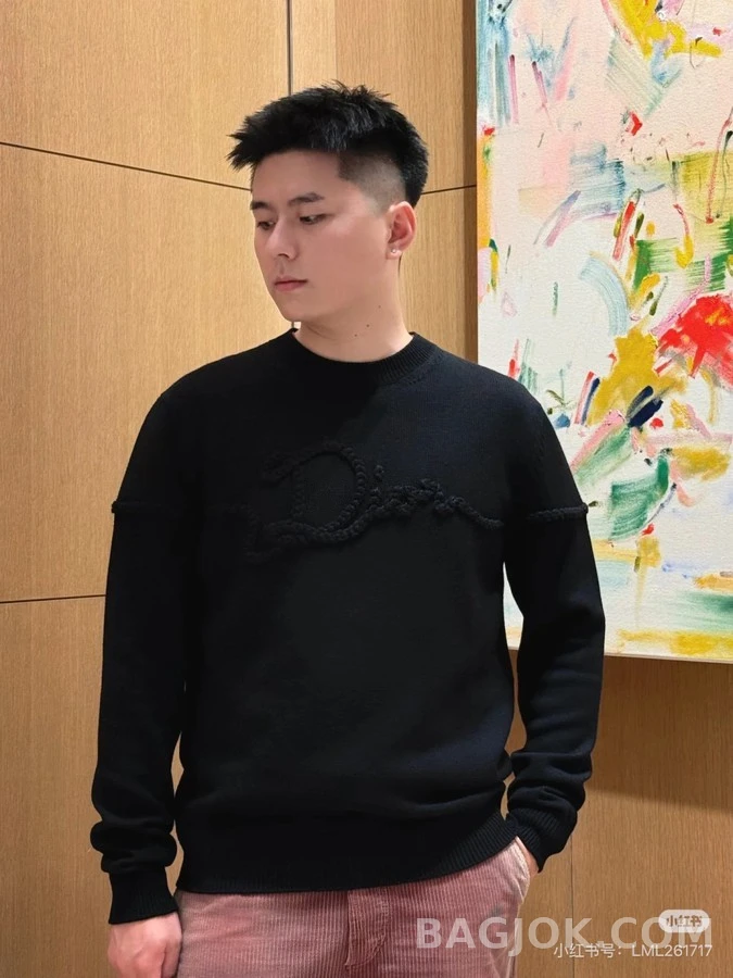 디올 디올 리본 니트 스웨터 상세 이미지