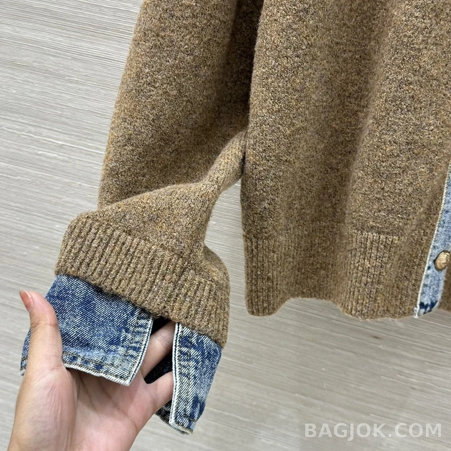 샤넬 샤넬 데님 트리밍 가디건 상세 이미지
