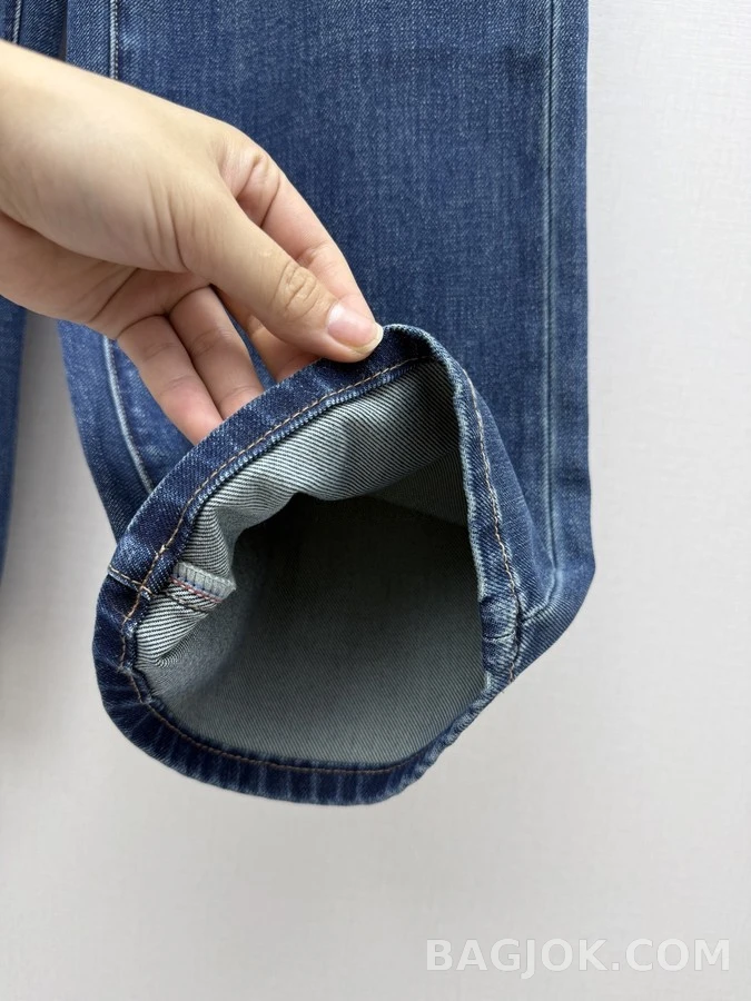 비비안 웨스트우드 비비안 웨스트우드 오브 자수 와이드 데님 팬츠 상세 이미지