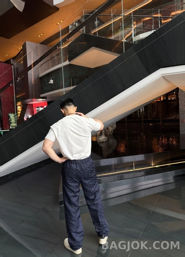 루이비통 루이비통 모노그램 드로스트링 팬츠 상세 이미지