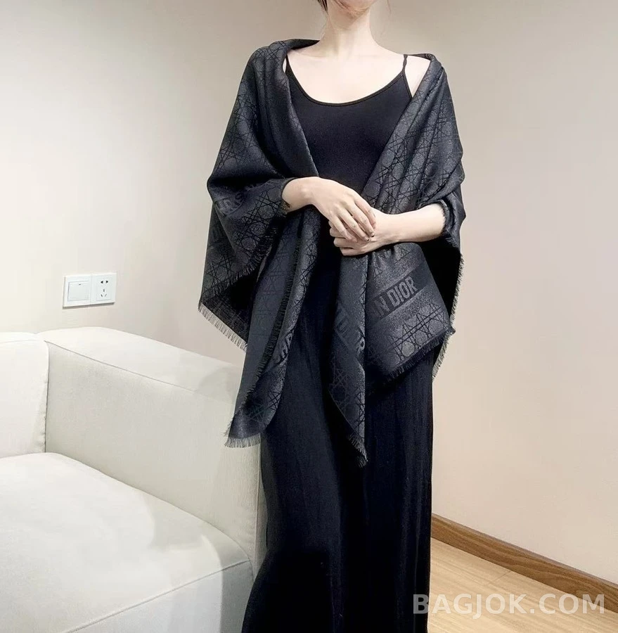 디올 디올 까나쥬 패턴 스카프 상세 이미지