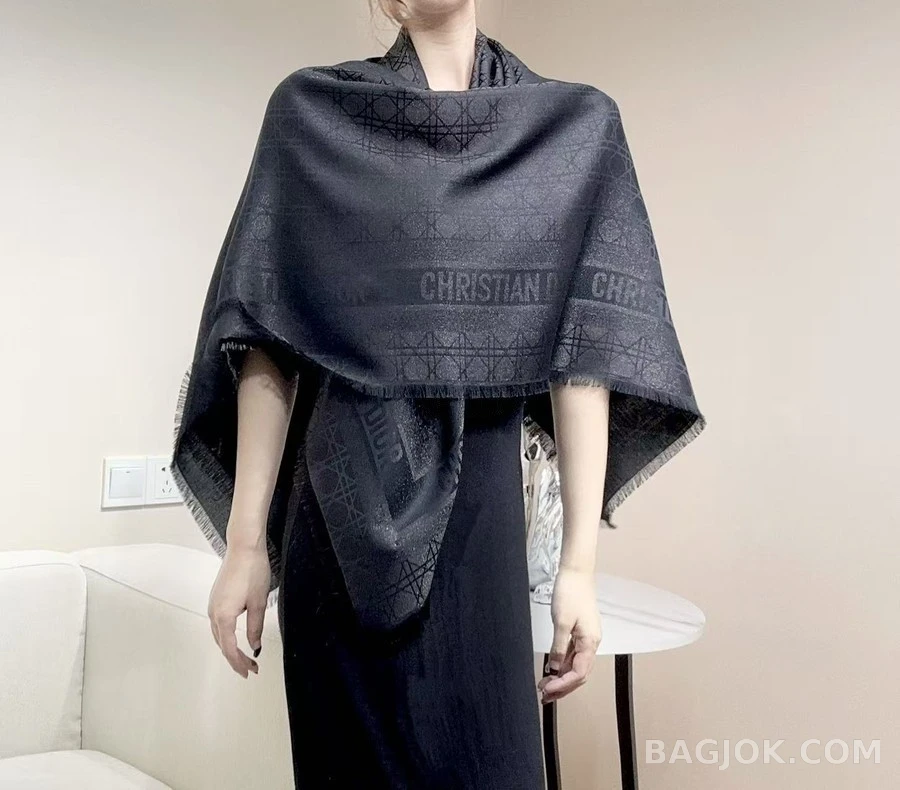디올 디올 까나쥬 패턴 스카프 상세 이미지