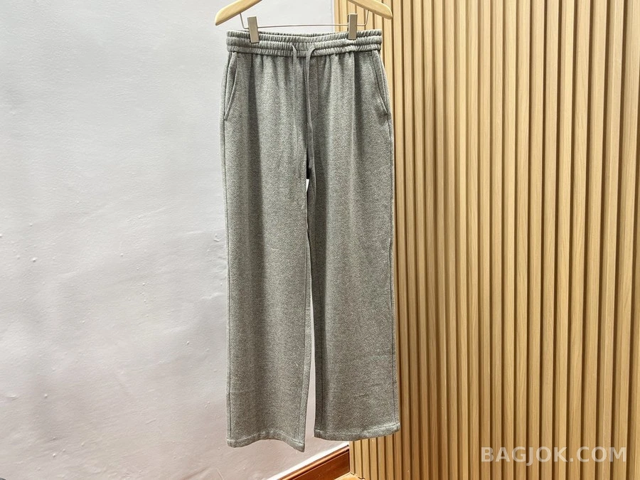 브루넬로 쿠치넬리 브루넬로 쿠치넬리 울 스트레이트핏 트레이닝 팬츠 상세 이미지