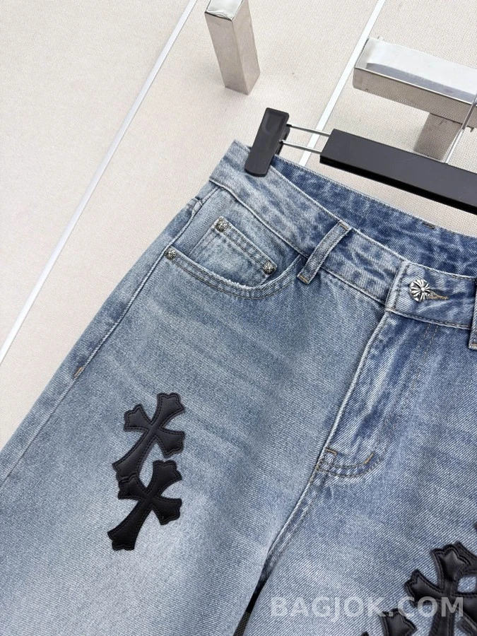 크롬하츠 크롬하츠 크로스 워싱 데님 팬츠 상세 이미지