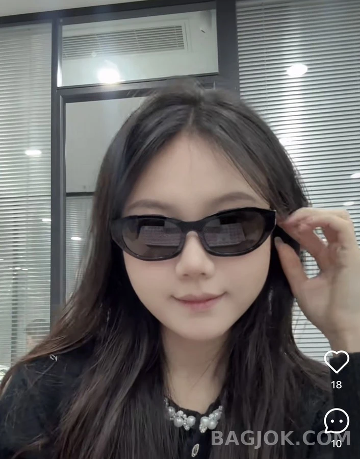미우미우 미우미우 로고 캣아이 선글라스 상세 이미지