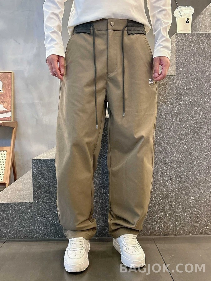 로에베 로에베 아나그램 자수 드로스트링 팬츠 상세 이미지