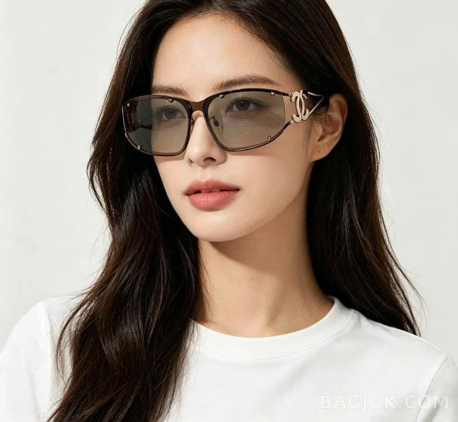 샤넬 샤넬 더블 C 로고 선글라스 상세 이미지