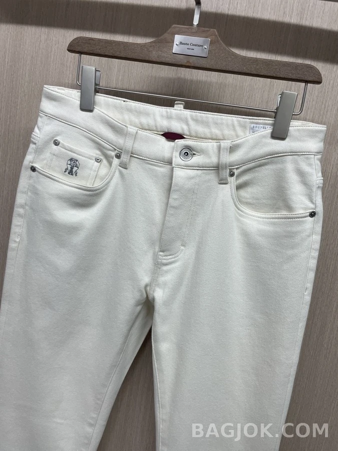 브루넬로 쿠치넬리 브루넬로 쿠치넬리 기모 스트레이트 데님 상세 이미지