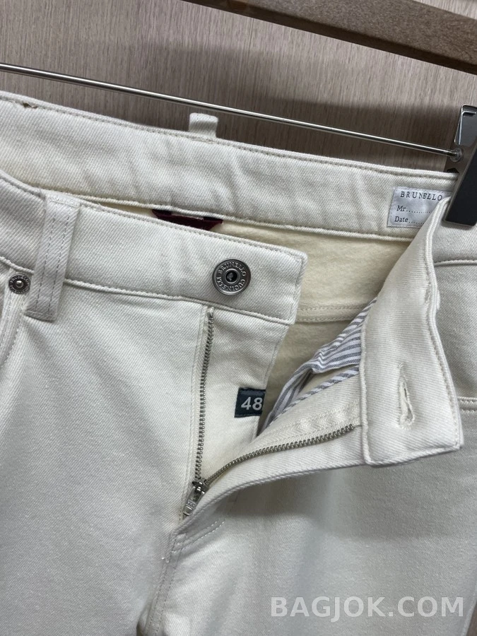 브루넬로 쿠치넬리 브루넬로 쿠치넬리 기모 스트레이트 데님 상세 이미지