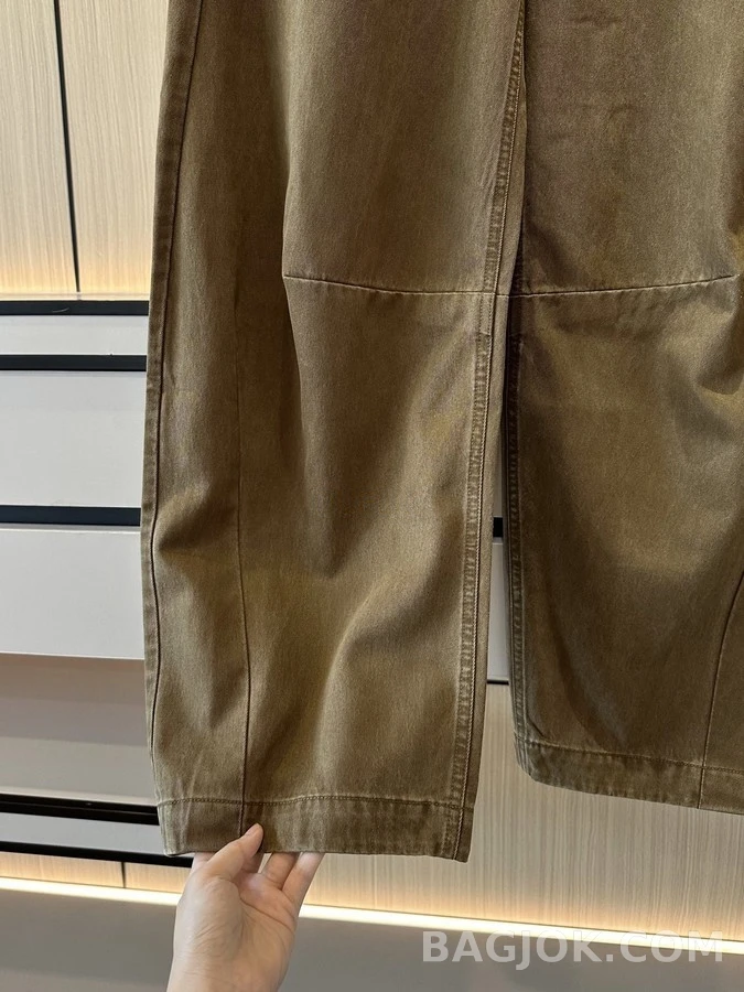 브루넬로 쿠치넬리 브루넬로 쿠치넬리 커브드 레그 데님 팬츠 상세 이미지