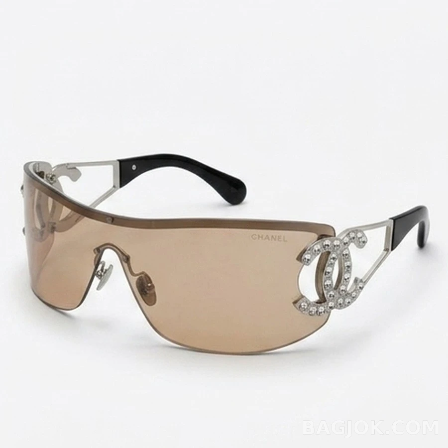 샤넬 샤넬 라인스톤 로고 선글라스 상세 이미지