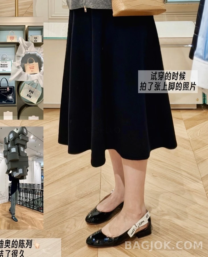 디올 디올 J'A 리본 블록힐 상세 이미지