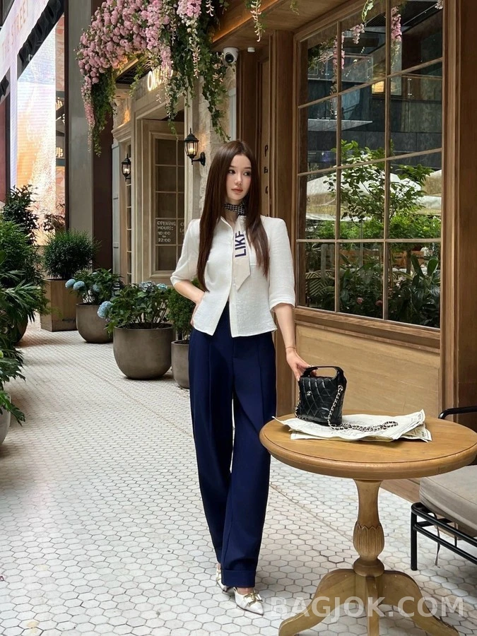 샤넬 샤넬 플리츠 정장 팬츠 상세 이미지