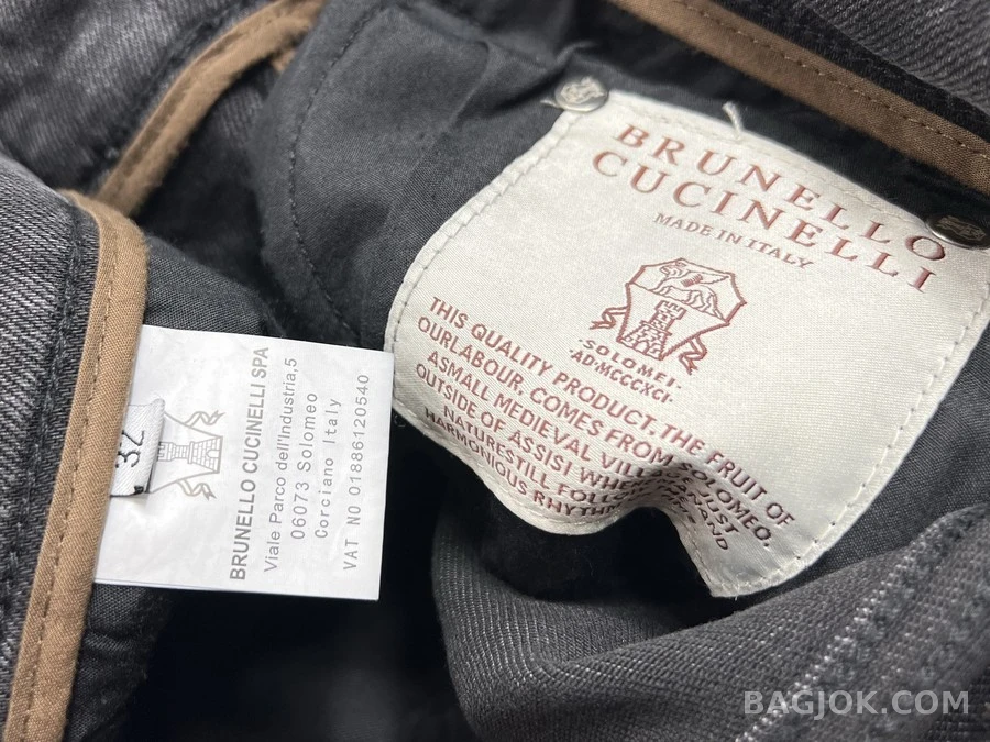 브루넬로 쿠치넬리 브루넬로 쿠치넬리 워싱 스트레이트 데님 팬츠 상세 이미지