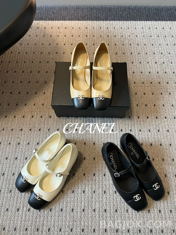 샤넬 샤넬 더블C 큐빅 메리제인 슈즈 상세 이미지