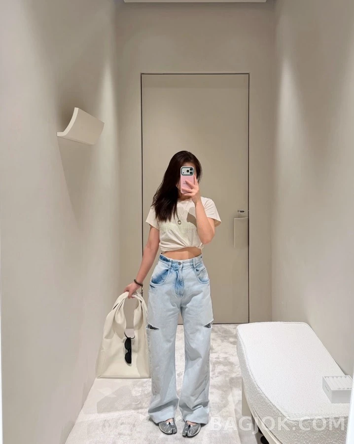 메종 마르지엘라 메종마르지엘라 칼컷 데미지 데님 팬츠 상세 이미지