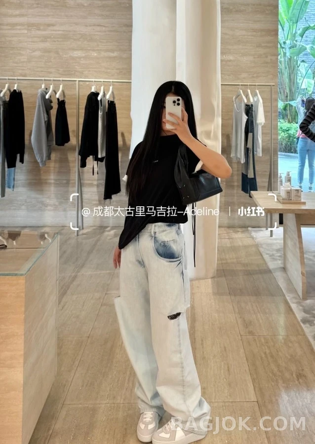 메종 마르지엘라 메종마르지엘라 칼컷 데미지 데님 팬츠 상세 이미지