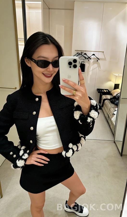 샤넬 샤넬 퀼팅 캔버스 플랫폼 스니커즈 상세 이미지