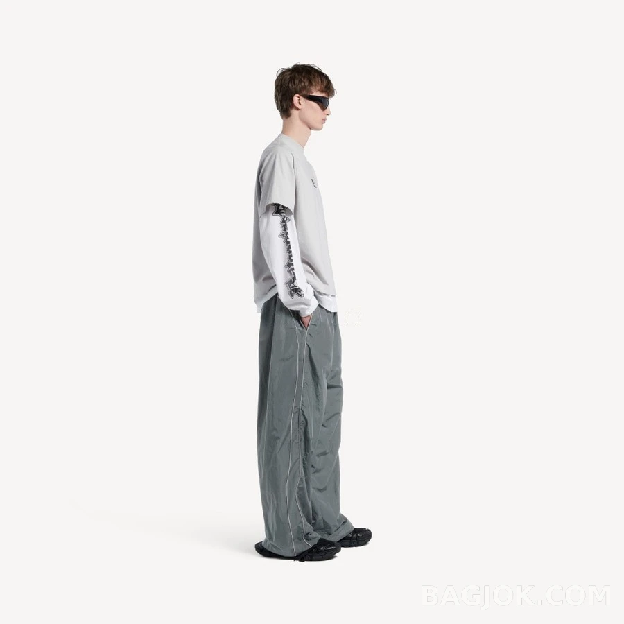 발렌시아가 발렌시아가 바디스 로고 리플렉티브 트랙 팬츠 상세 이미지