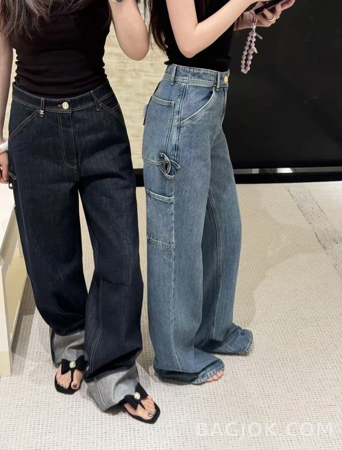 샤넬 샤넬 로고 카펜터 데님 팬츠 상세 이미지