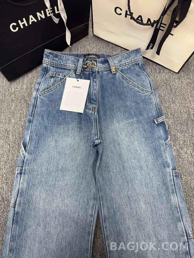 샤넬 샤넬 라이트 워크웨어 데님 팬츠 상세 이미지