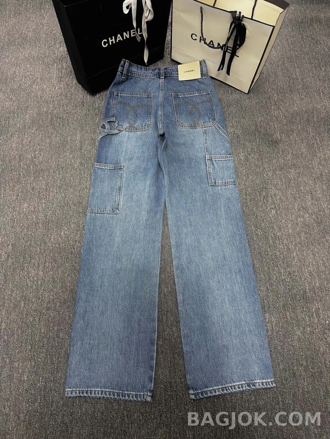 샤넬 샤넬 라이트 워크웨어 데님 팬츠 상세 이미지