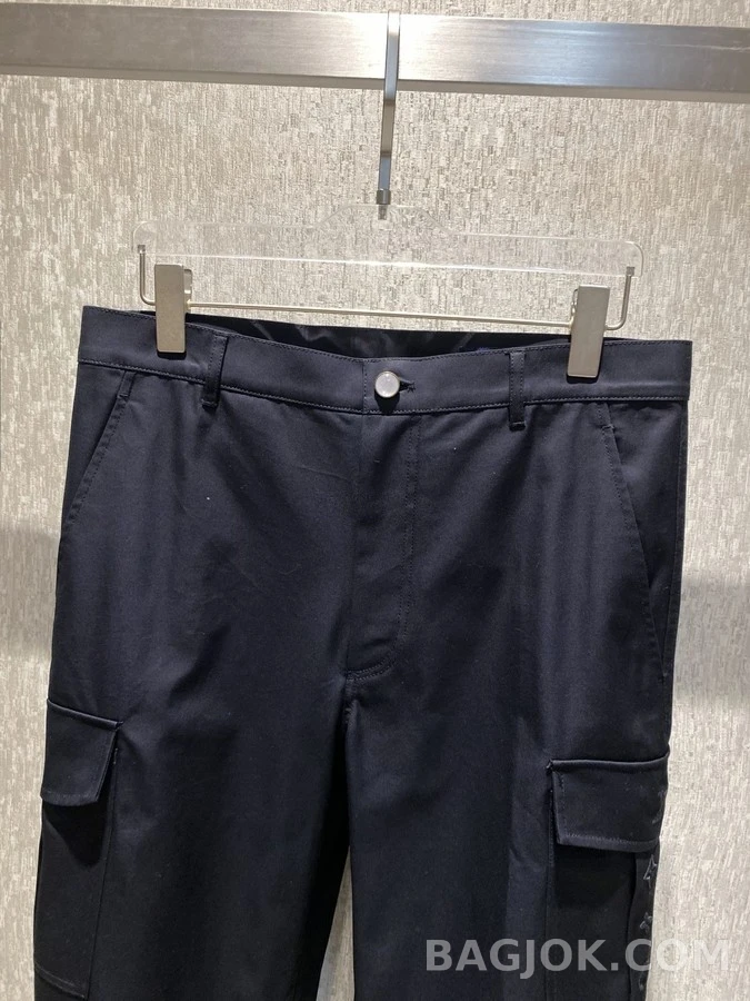 루이비통 루이비통 네잎클로버 자수 카고 팬츠 상세 이미지