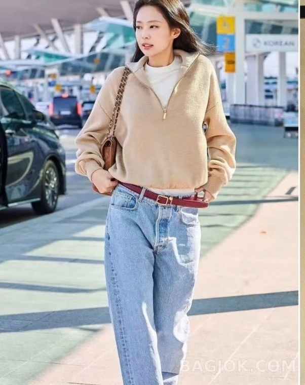 샤넬 샤넬 워싱 와이드 스트레이트 데님 팬츠 상세 이미지