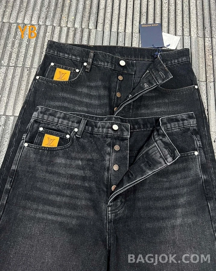 루이비통 루이비통 로고 데님 팬츠 상세 이미지