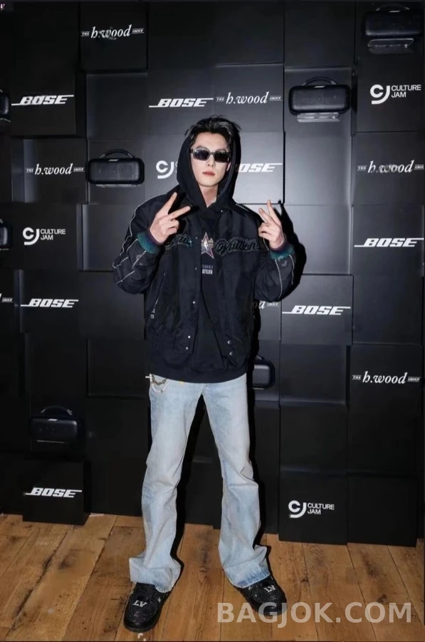 루이비통 루이비통 워싱 와이드 데님 팬츠 상세 이미지