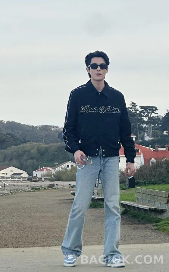 루이비통 루이비통 워싱 와이드 데님 팬츠 상세 이미지